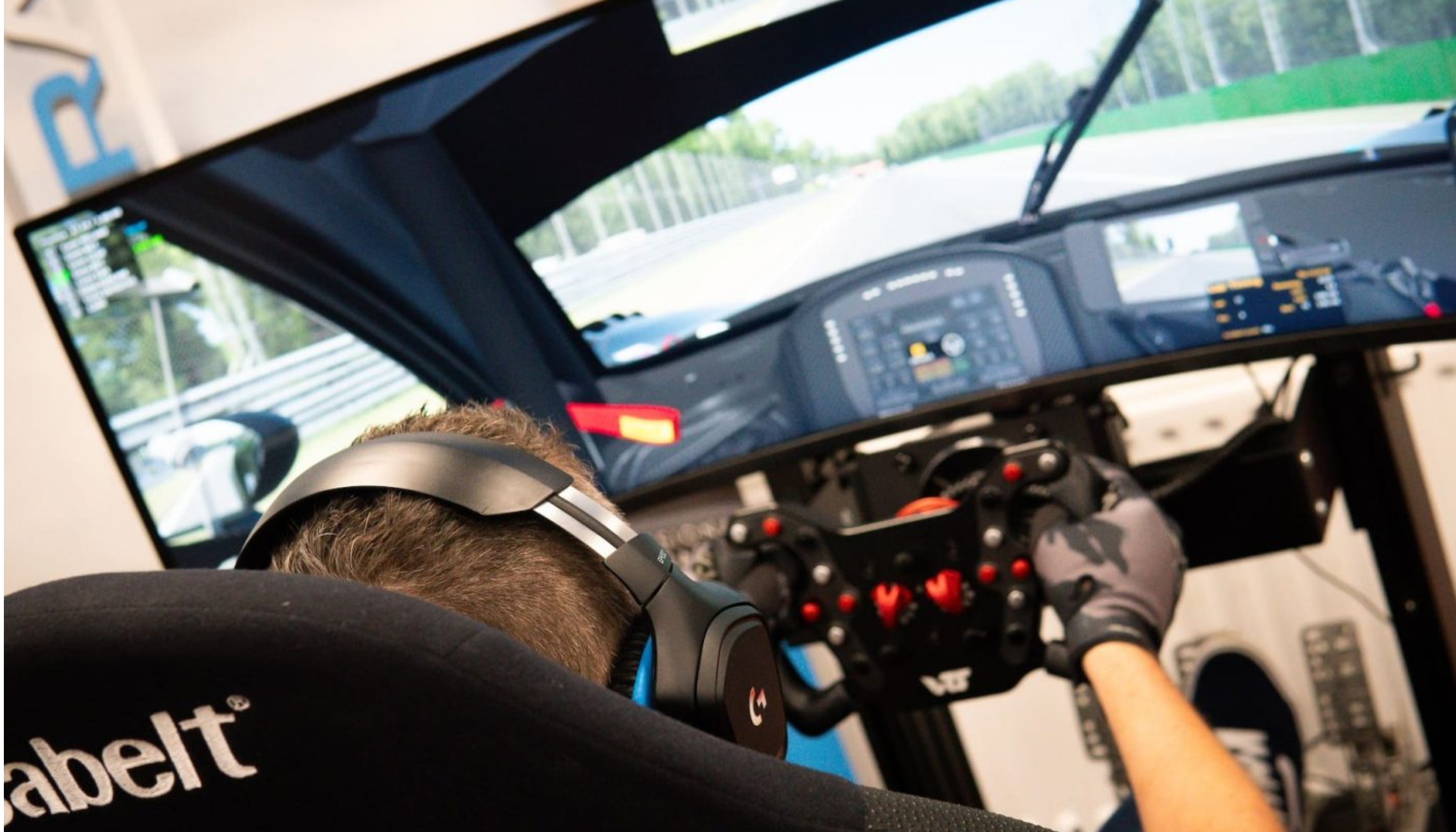 Sim racing wear category — custom sim racing gloves