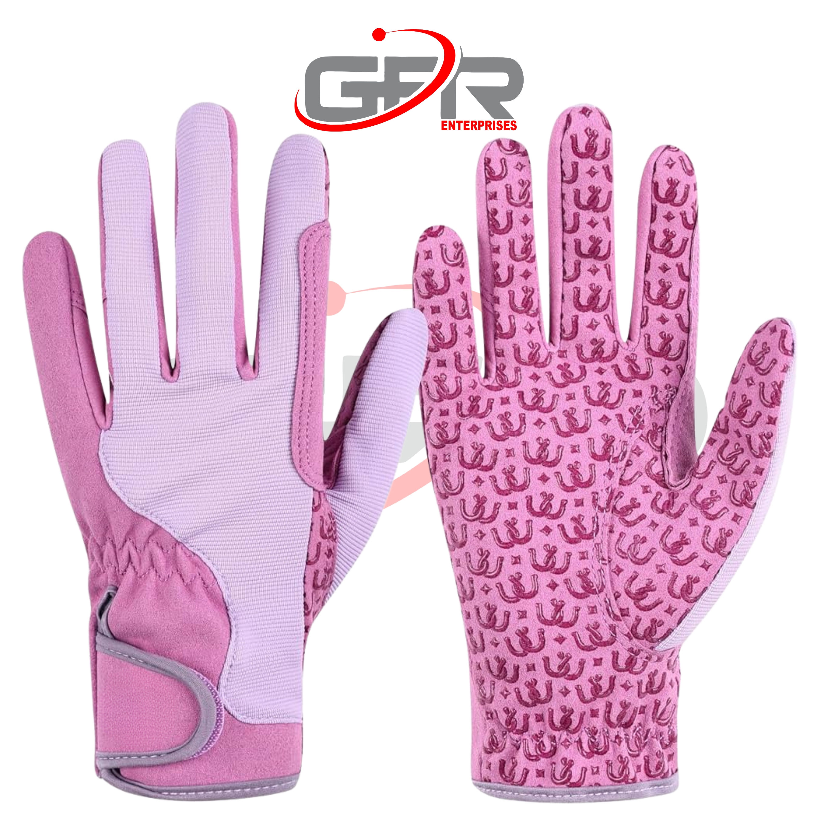 Breathable mesh and stretch backhand construction