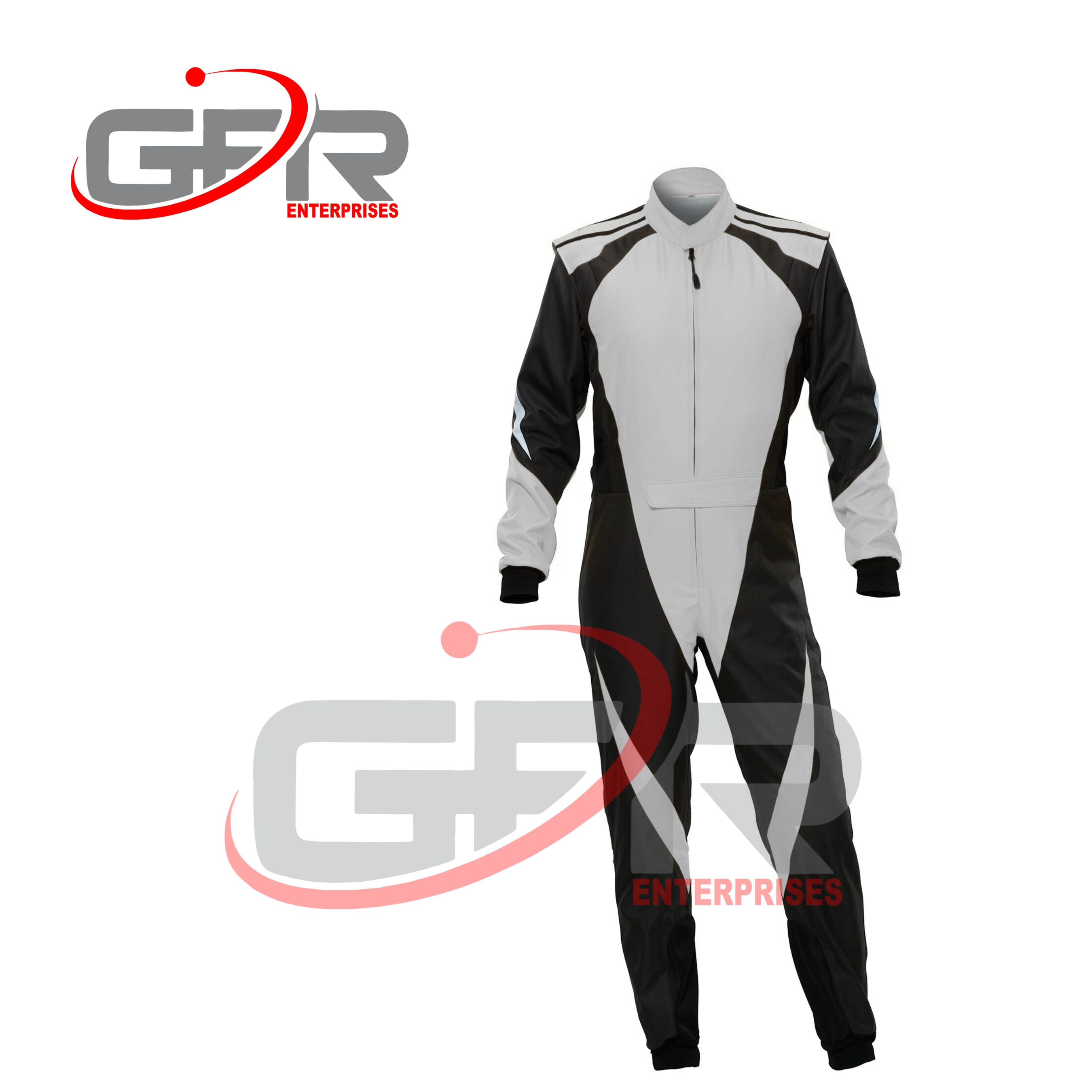 Custom team karting suits with matching designs