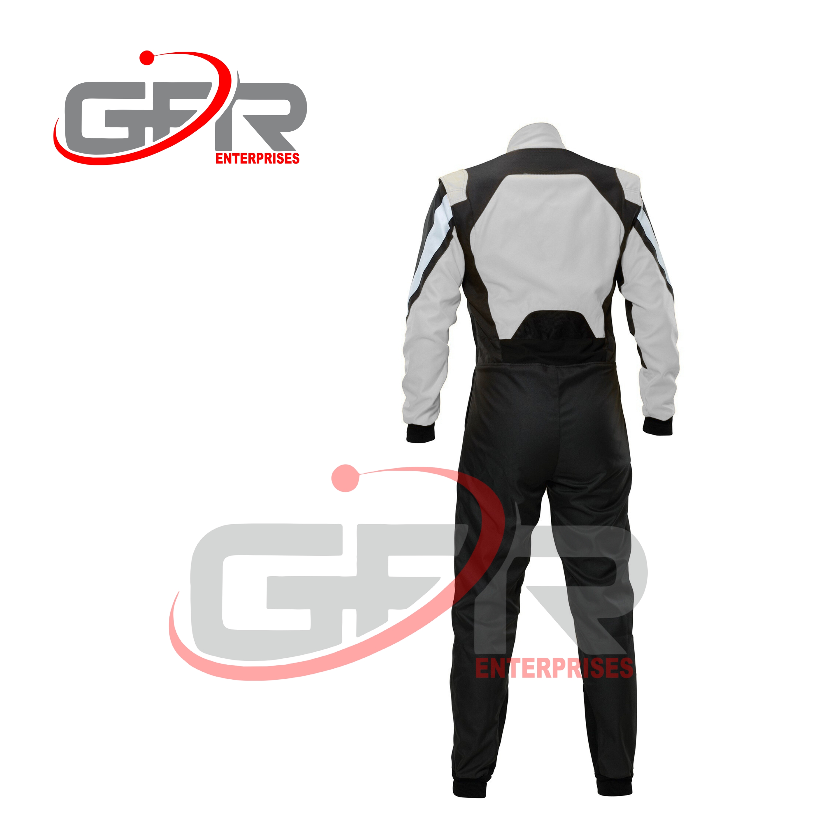Private-label karting suit with custom branding