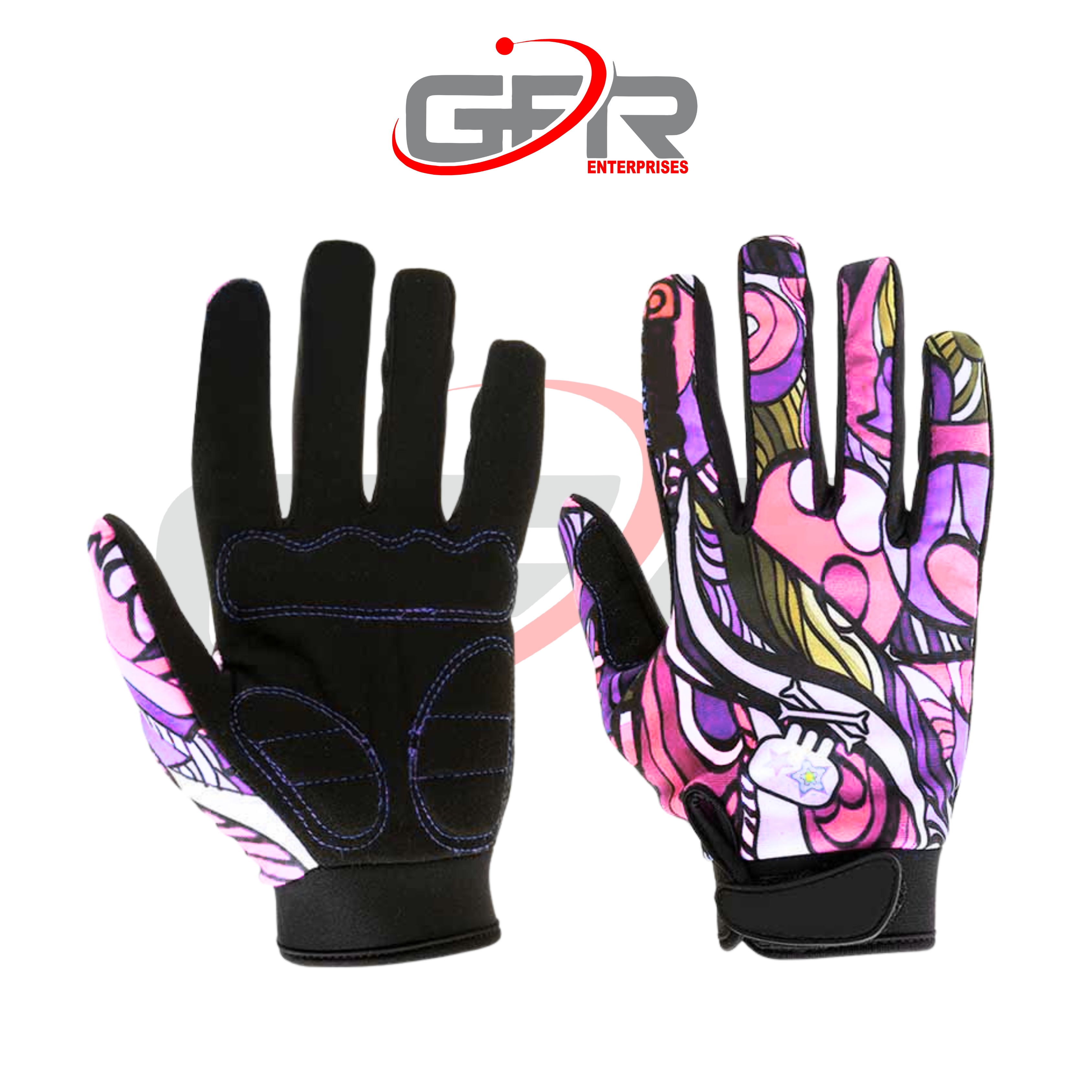 Breathable MX gloves with lightweight stretch upper construction.