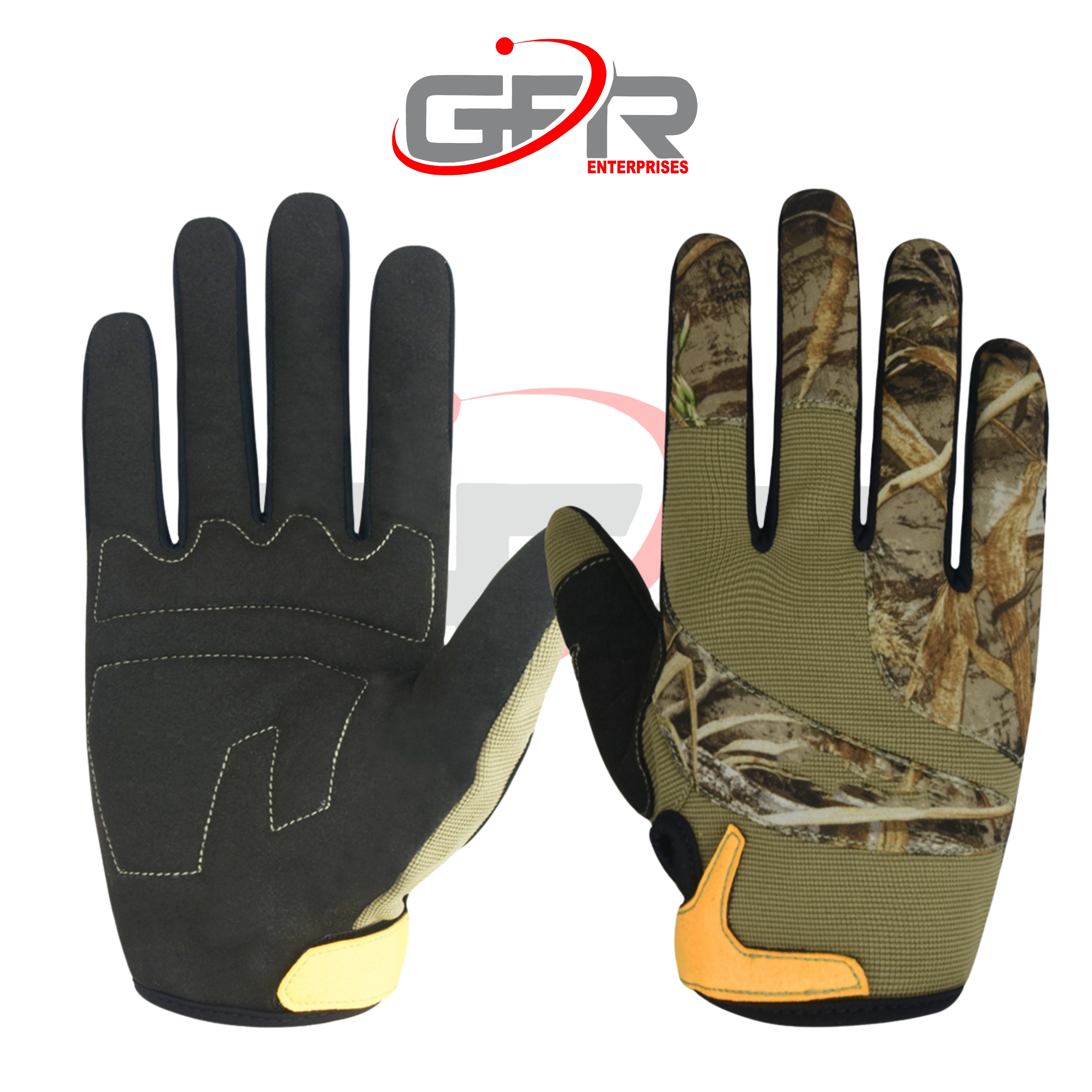 Custom mountain bike gloves with low-profile cuff