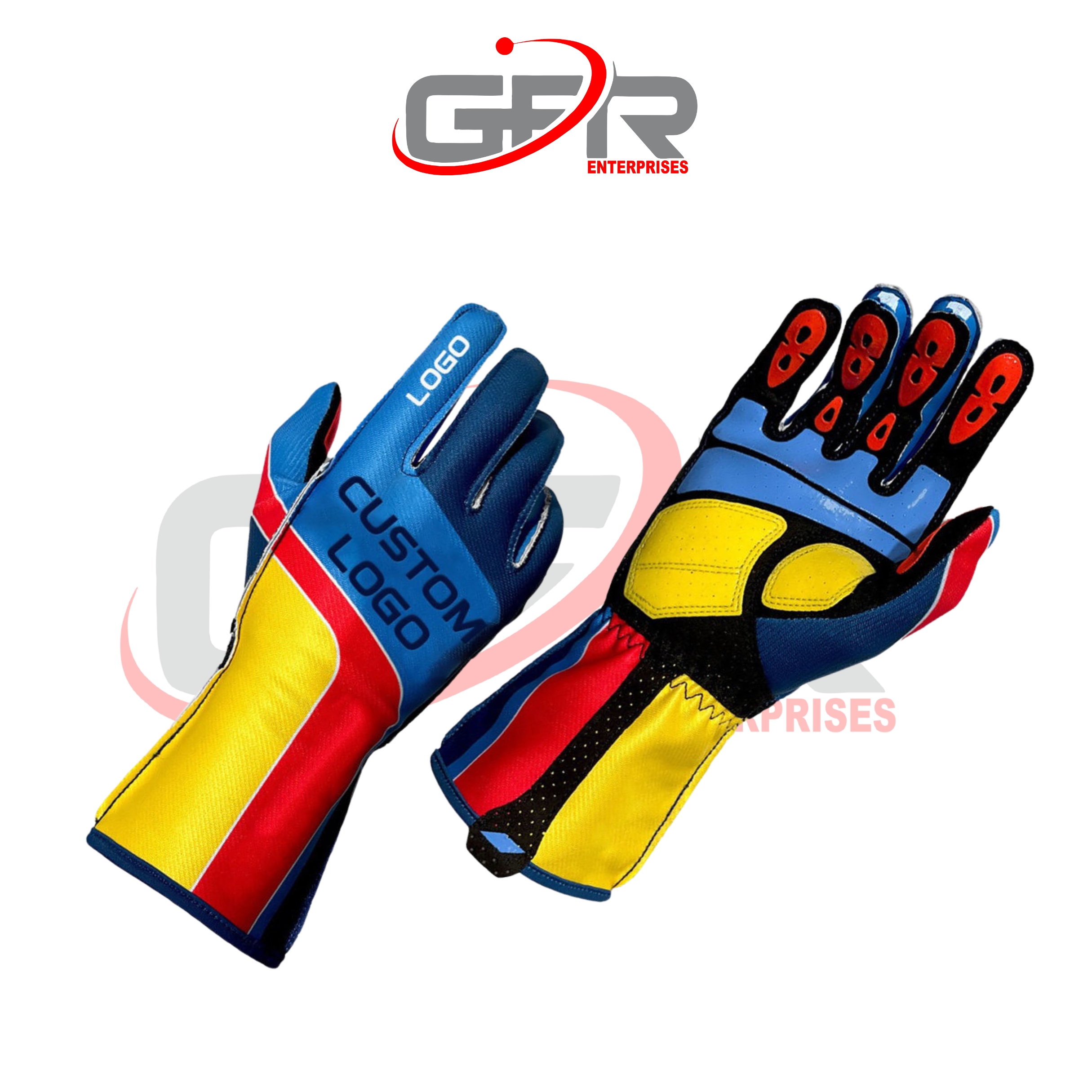 Professional sim racing gloves for direct-drive steering wheels.