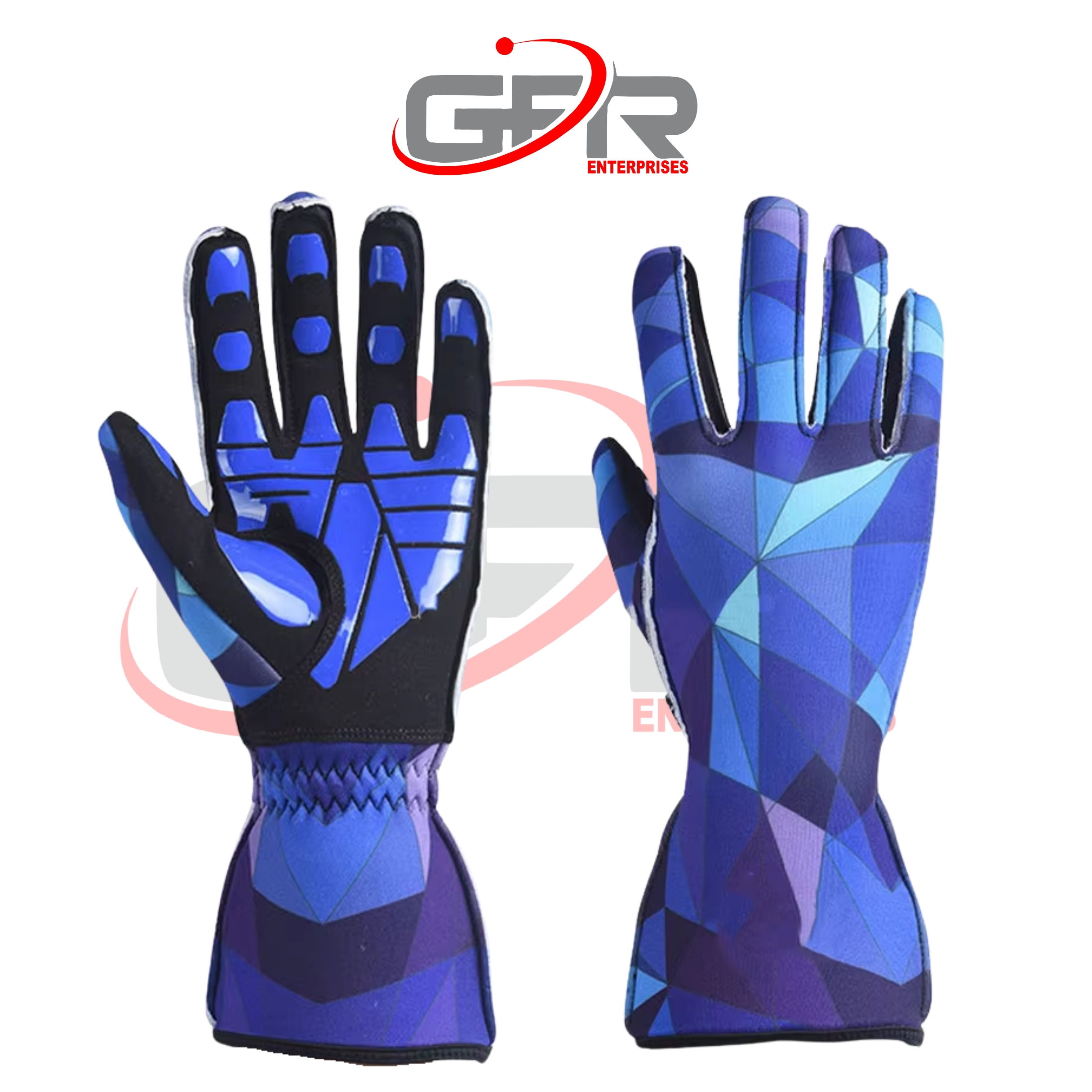 Lightweight esports racing gloves with precision grip.