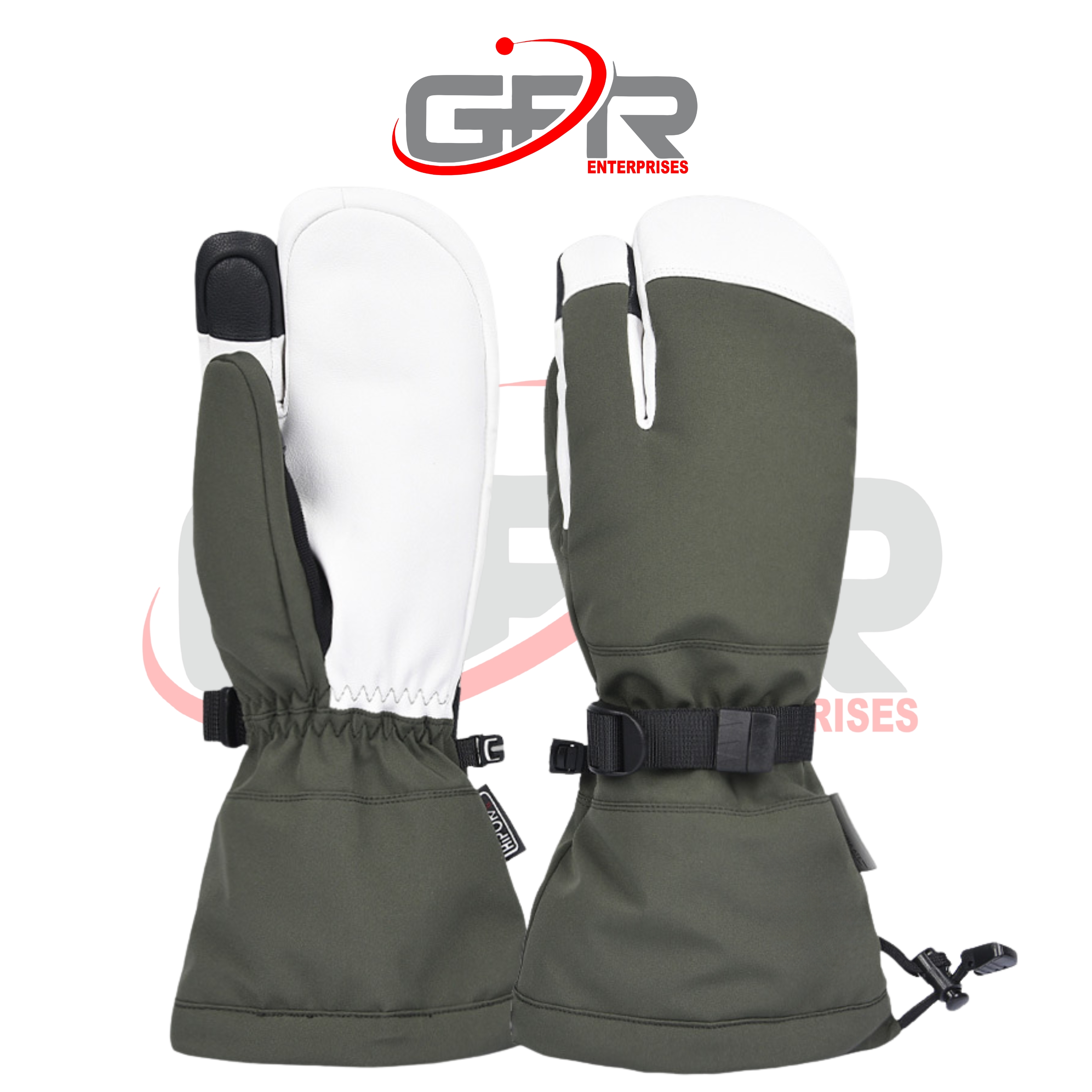 Custom ski gloves for outdoor brands.